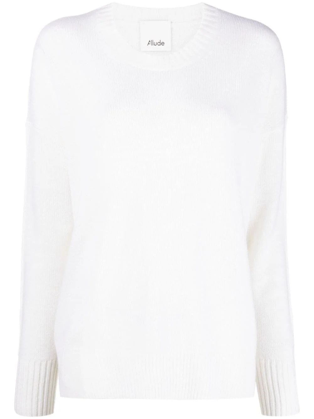 drop-shoulder cashmere jumper - 1