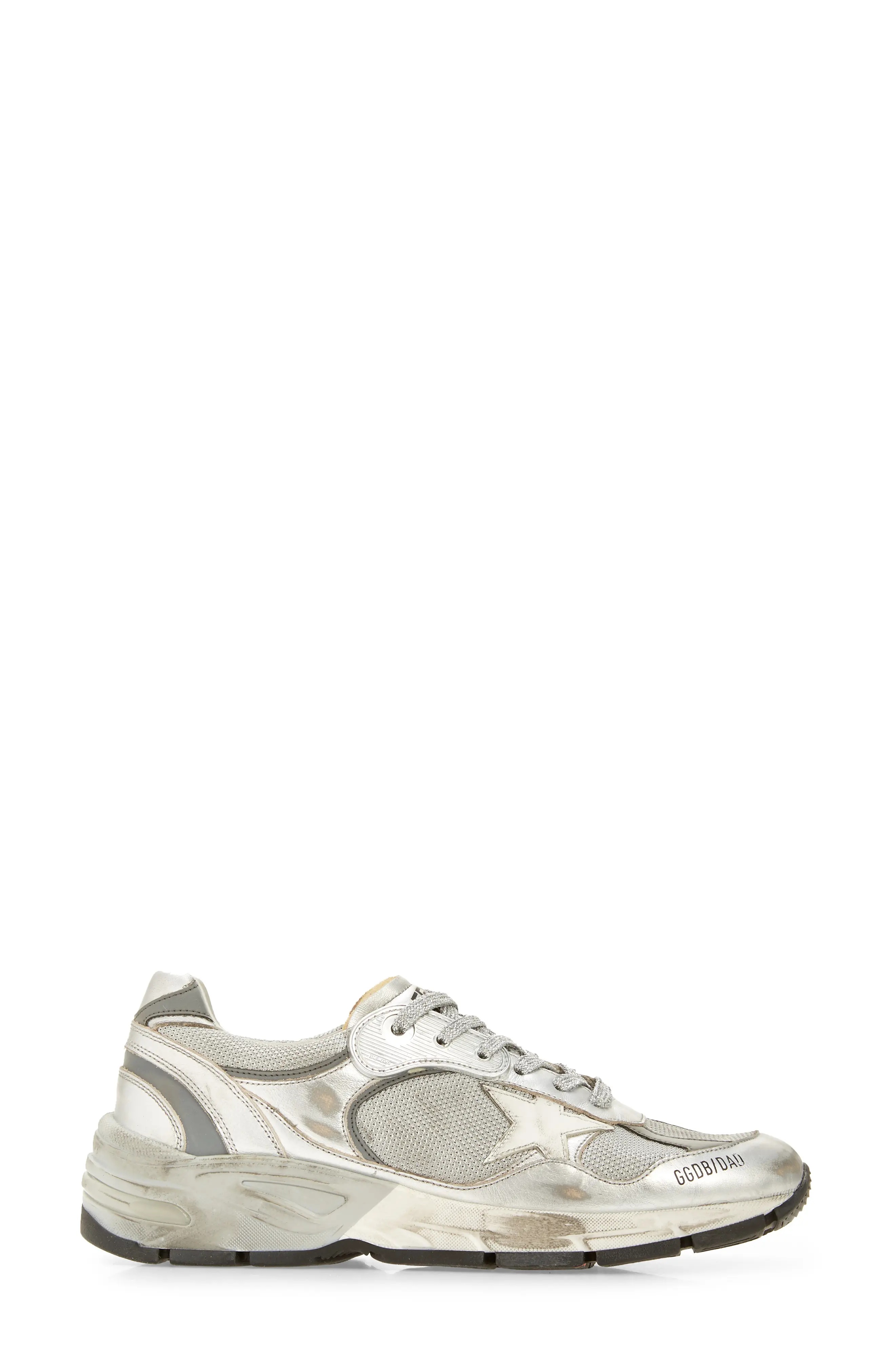 Deluxe Dad-Star Silver Low Top Sneaker - 3