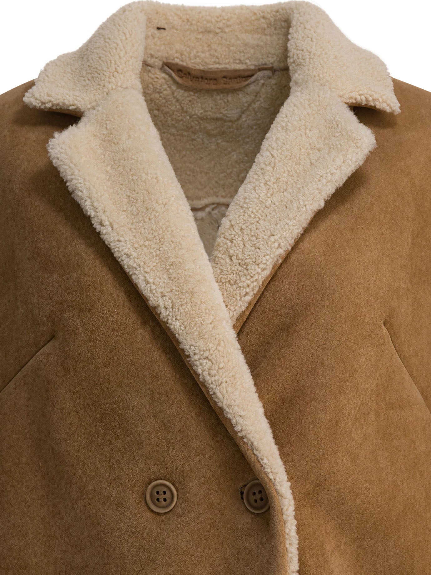 Salvatore Santoro - Salvatore Santoro Balzer Shearling Suede Leather Jacket - 3