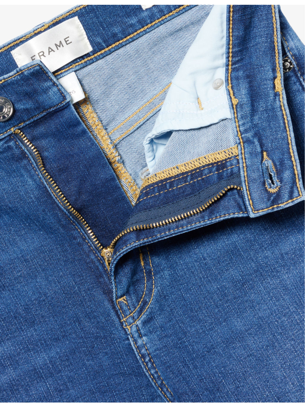 Le Sleek Five-Pockets Straight-Leg High-Rise Stretch-Denim Blend Jeans - 6