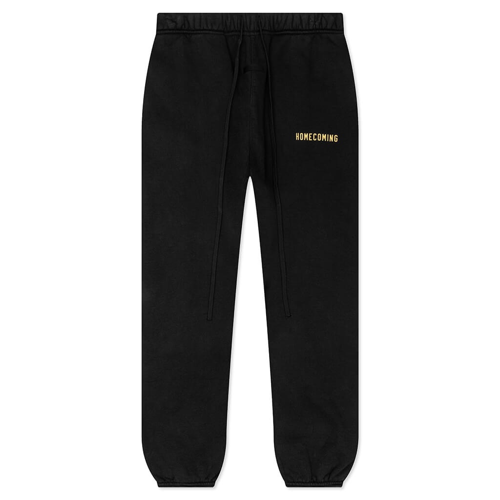 HEAVY FLEECE SWEATPANT - BLACK - 1