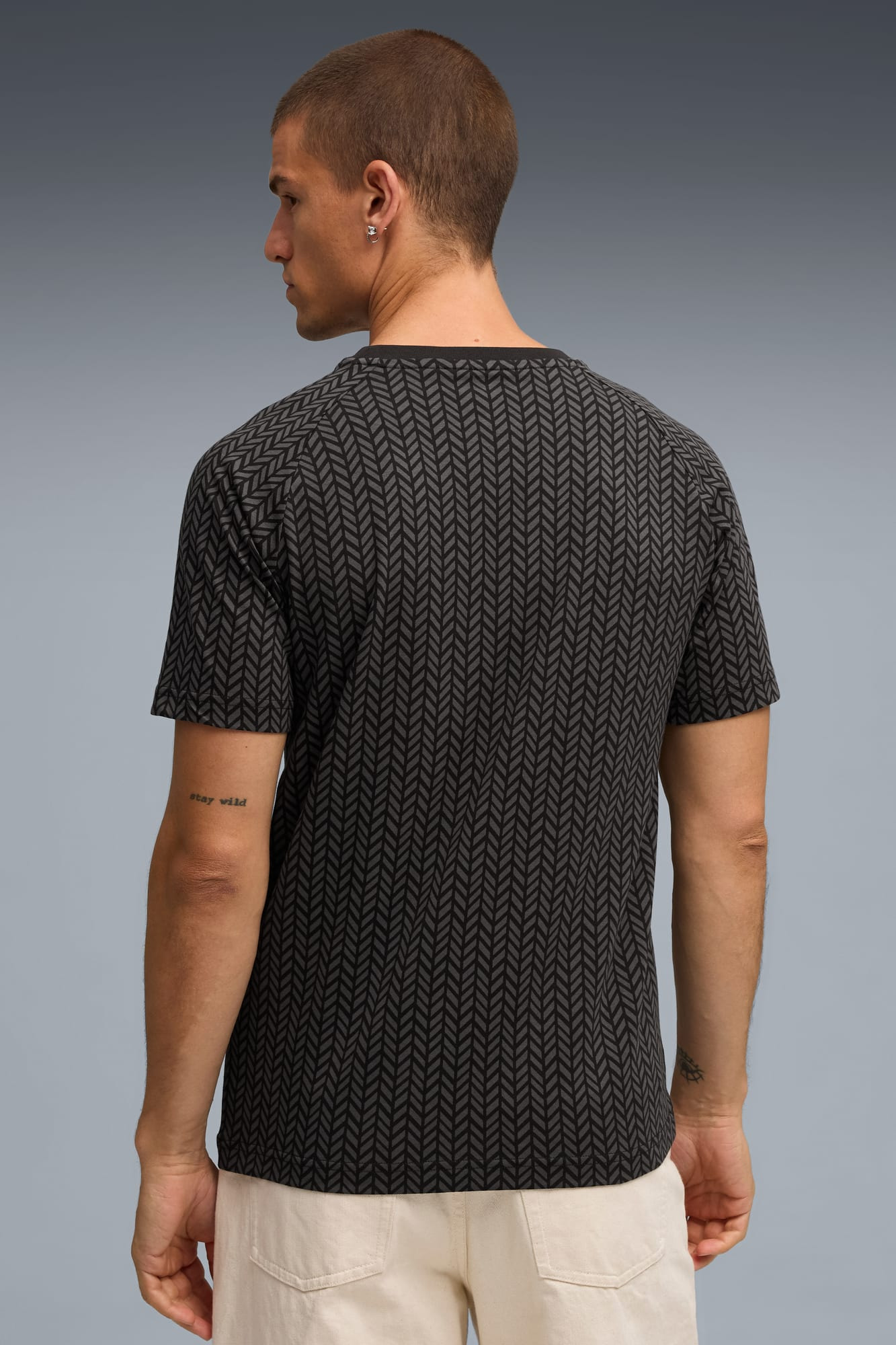 PUMA Essentials Herringbone Men's Tee - 4