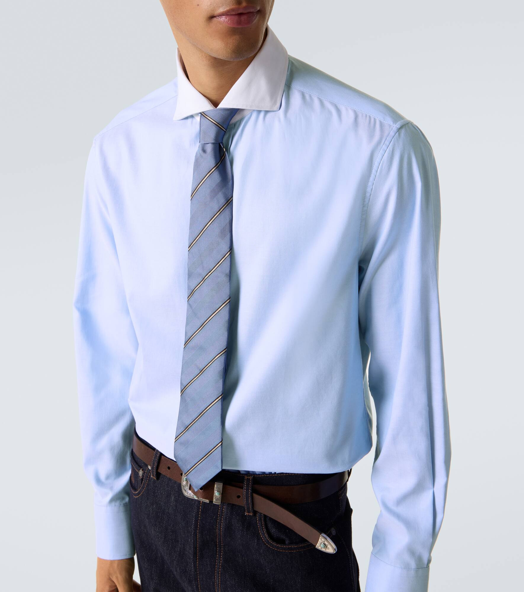 Cotton poplin shirt - 5