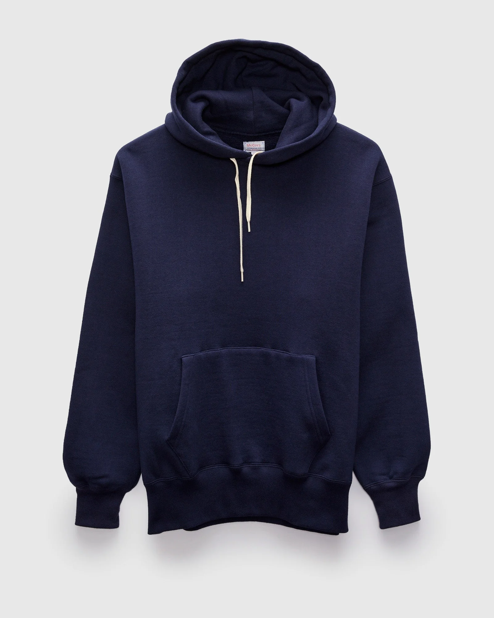 10oz Loopwheel Hooded Sweatshirt in Navy - 1