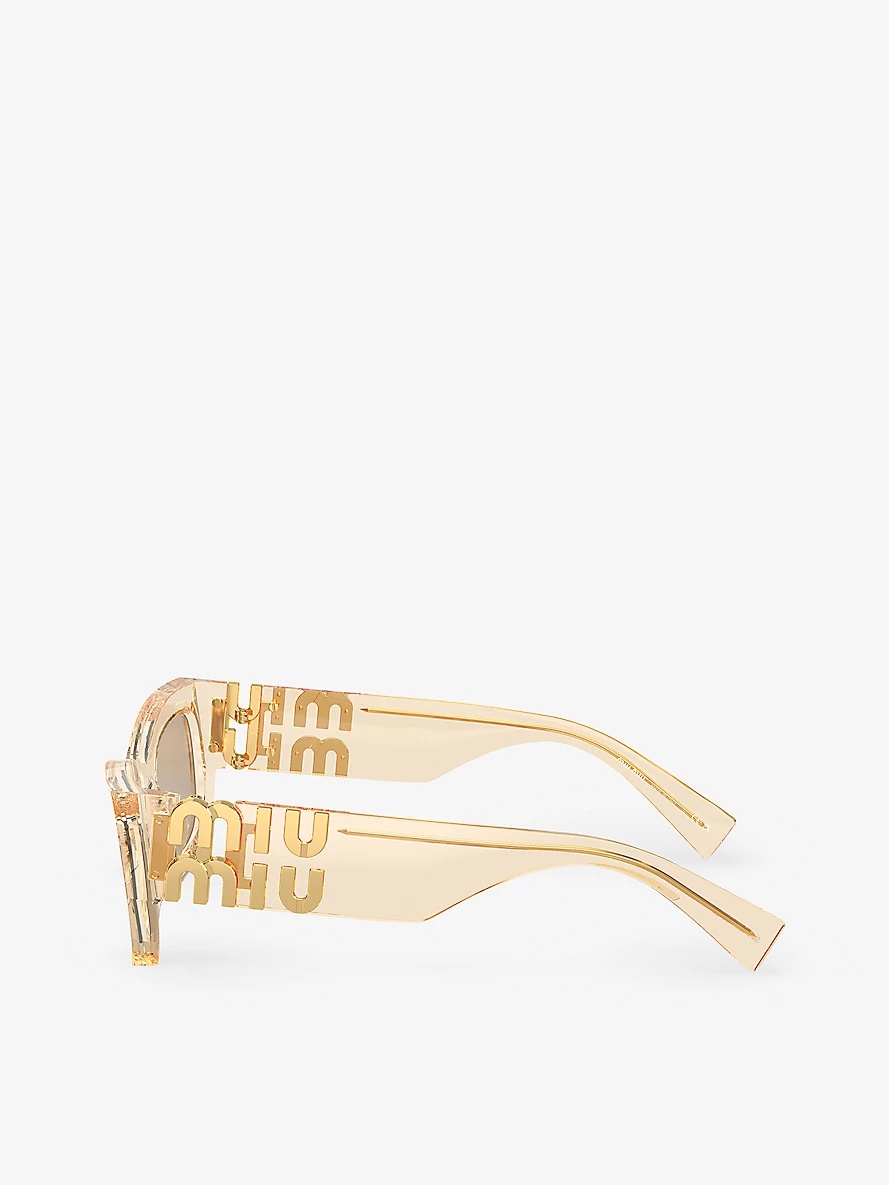 MU 09WS regular-frame acetate sunglasses - 3