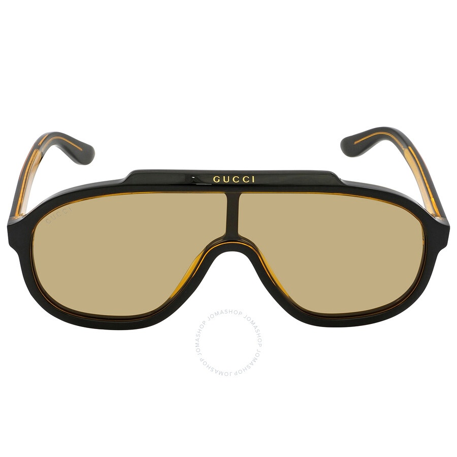 Gucci Yellow Pilot Men's Sunglasses GG1038S 003 99 - 1