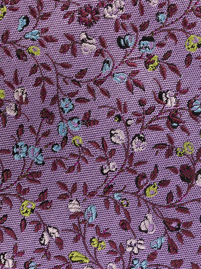 Etro floral silk tie outlook