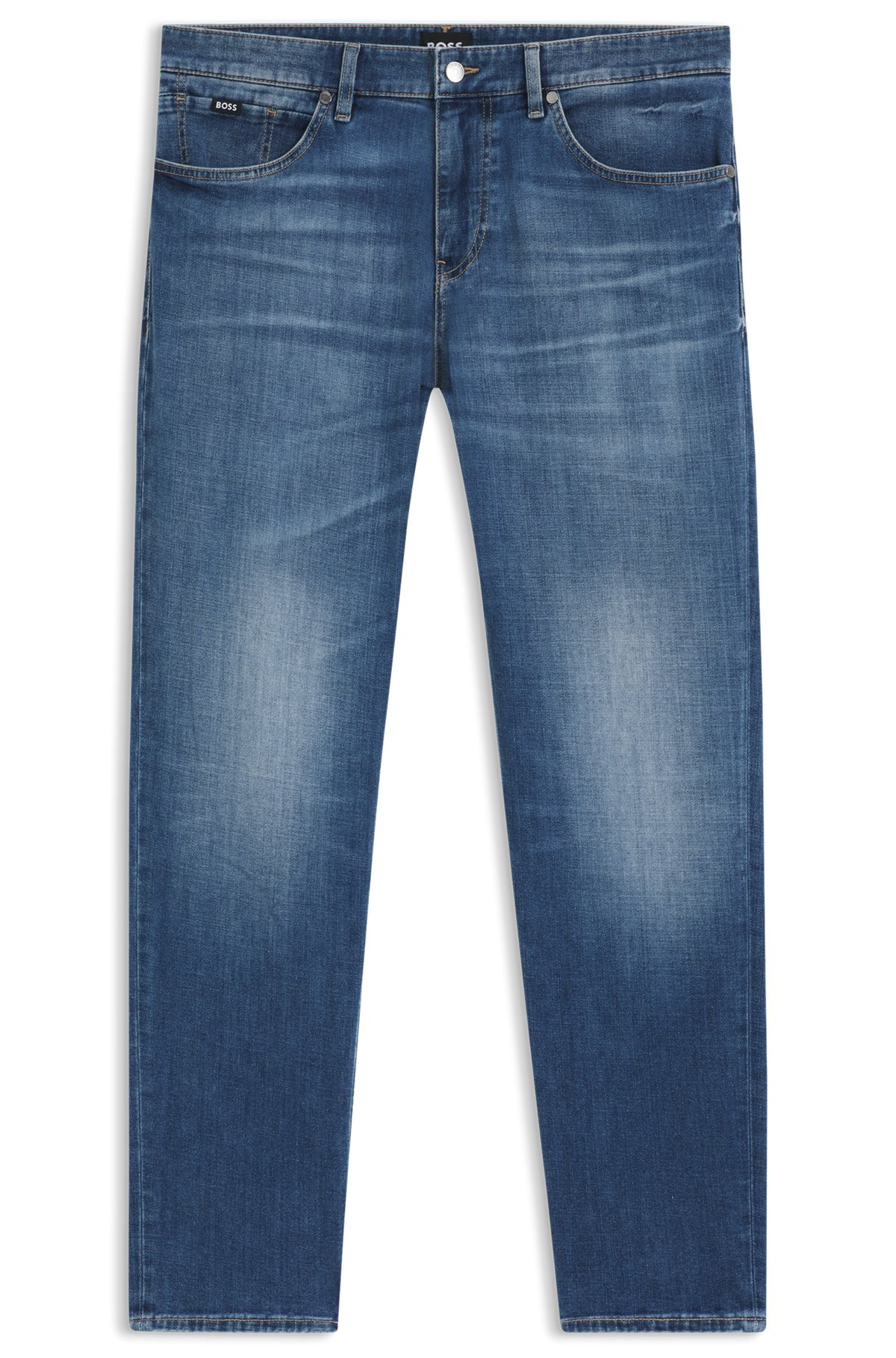 MAINE REGULAR-FIT JEANS IN BLUE COMFORT-STRETCH DENIM - 1