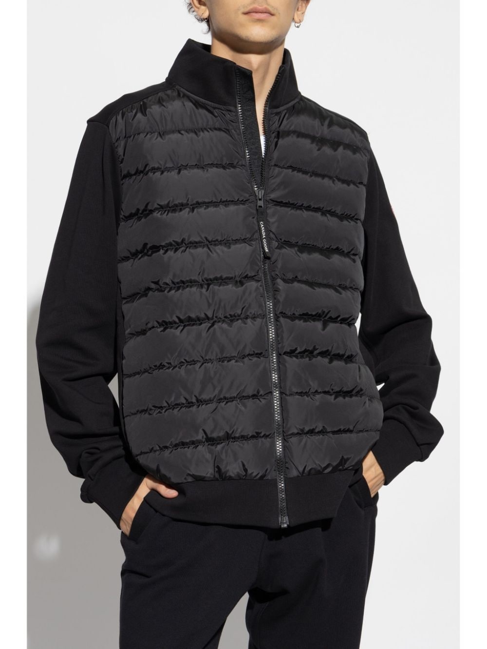 logo-appliqué jacket - 3