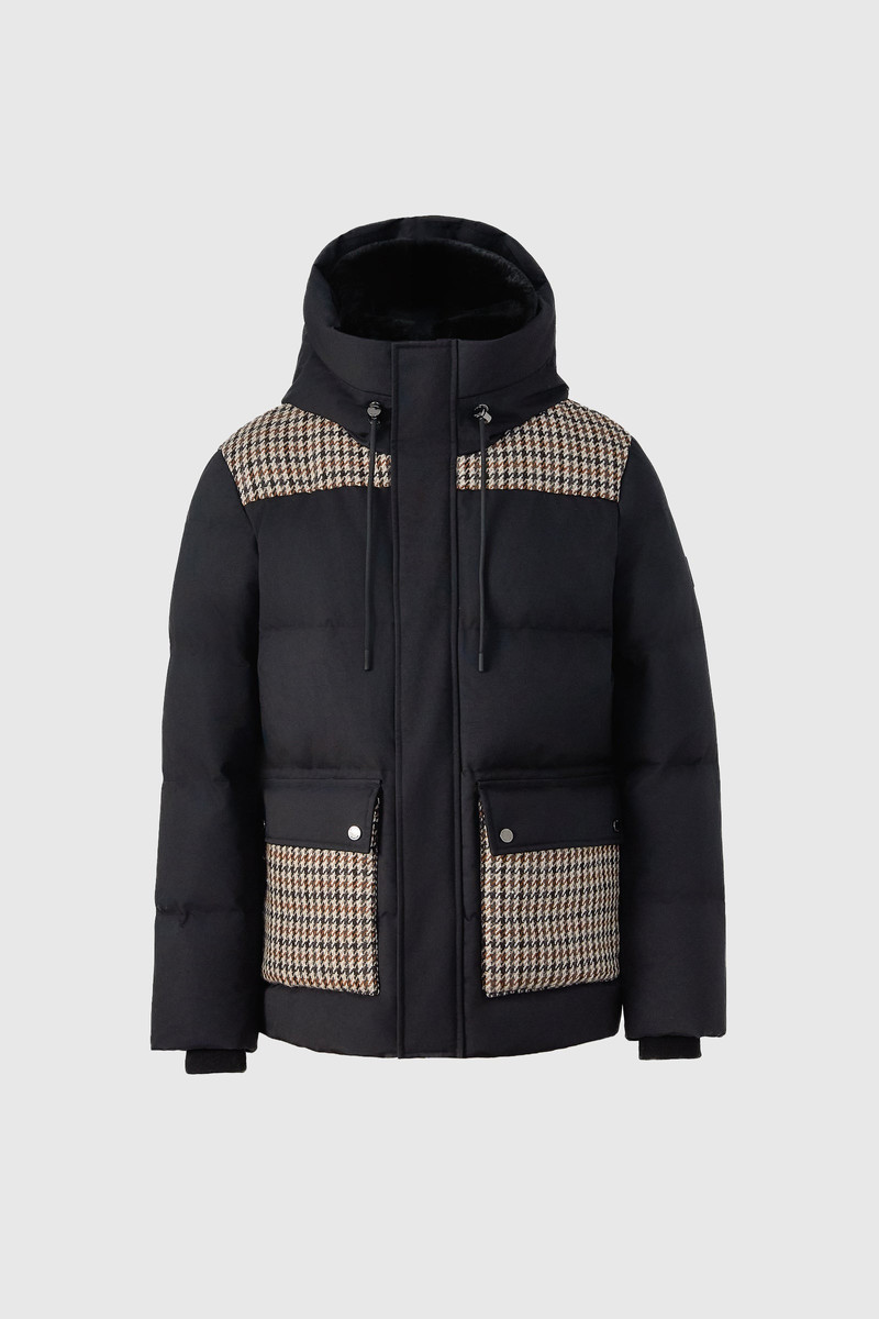 GRAYDON-MM 2-in-1 Wool Down Jacket With Shearling Bib 1