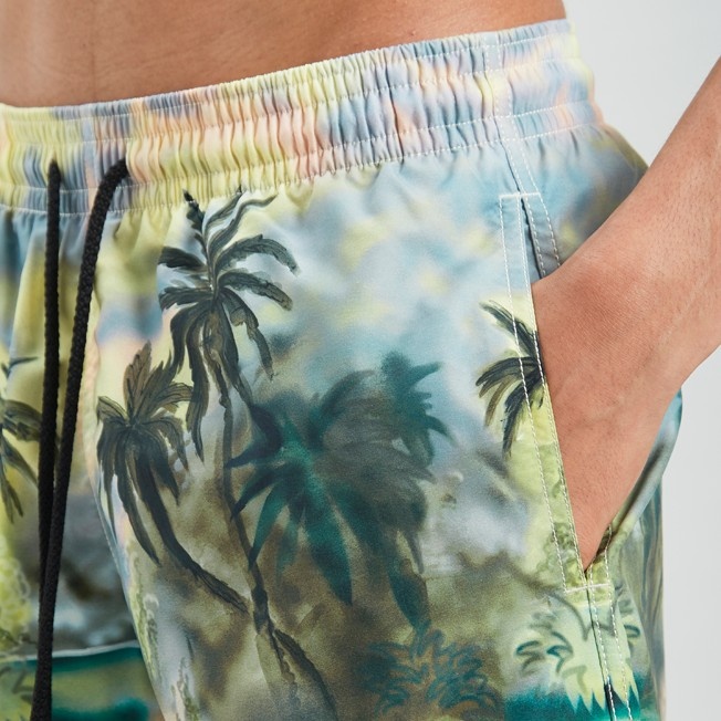 Men Swim Trunks Graffiti Jungle 360- Vilebrequin x Palm Angels - 5