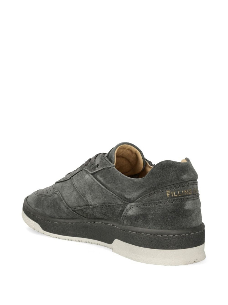 logo-print suede sneakers 3