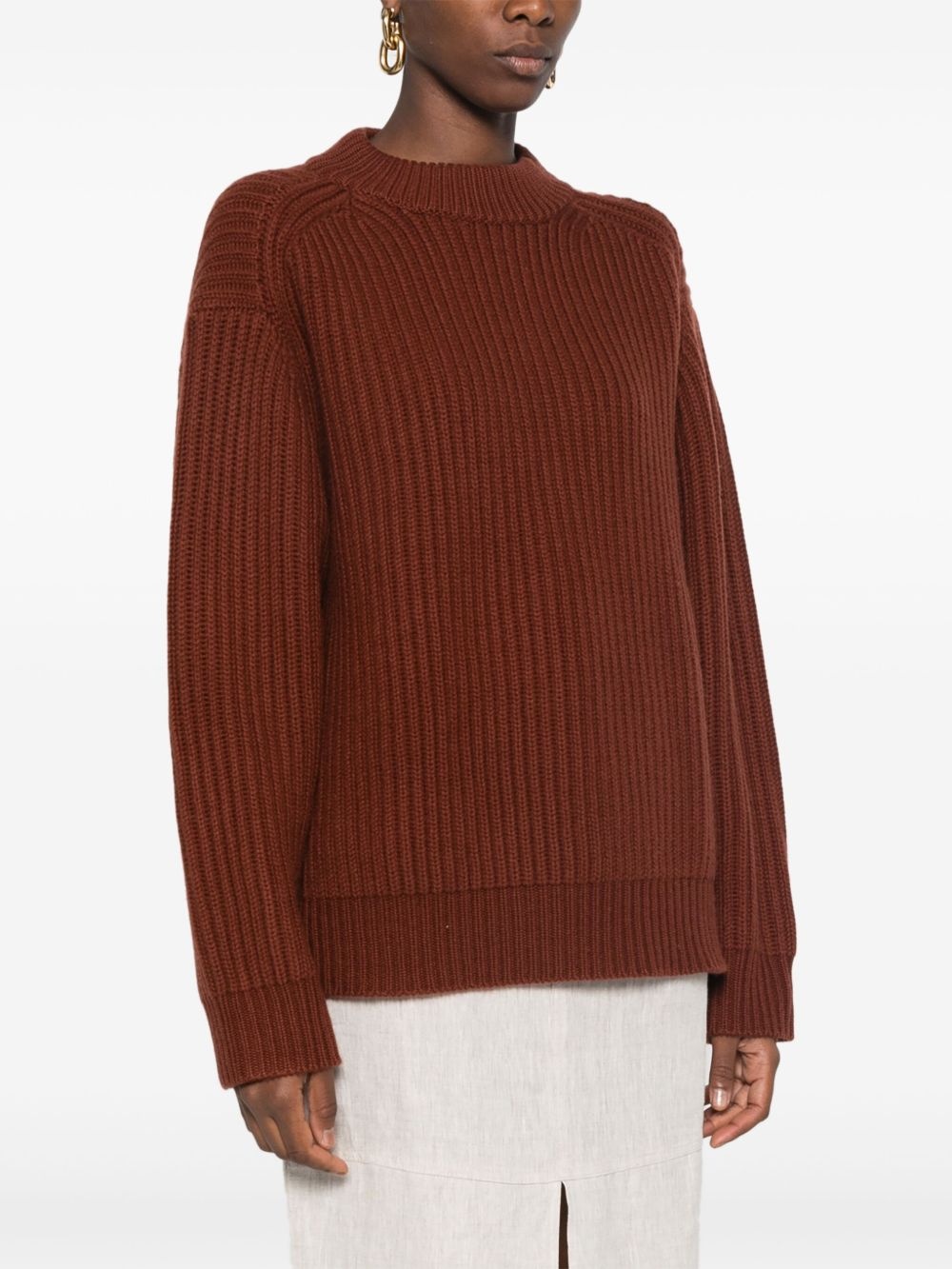 ribbed sweater - 3