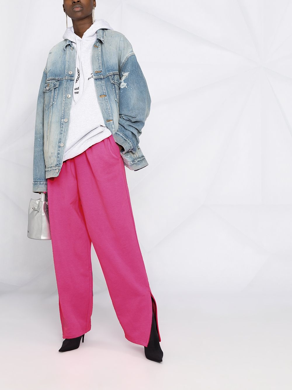 cotton track pants - 2