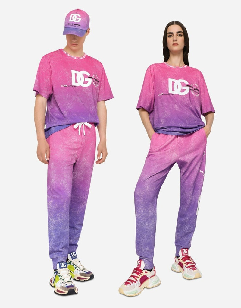 Jogging pants with DG Crew print 6