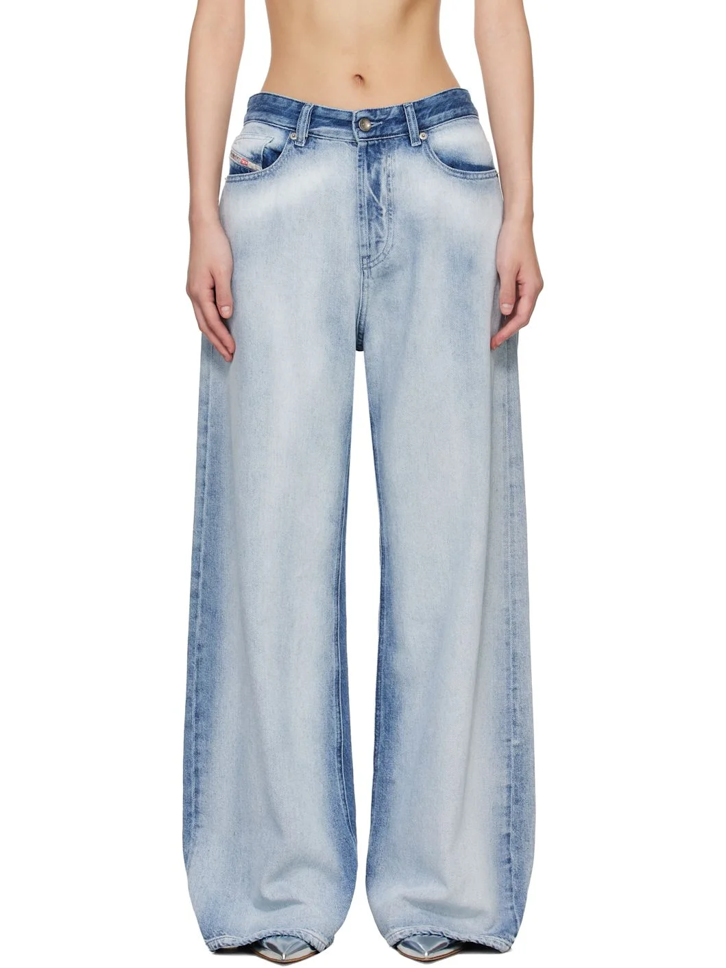Blue Low Waist 1996 D-Sire Relaxed Jeans - 1