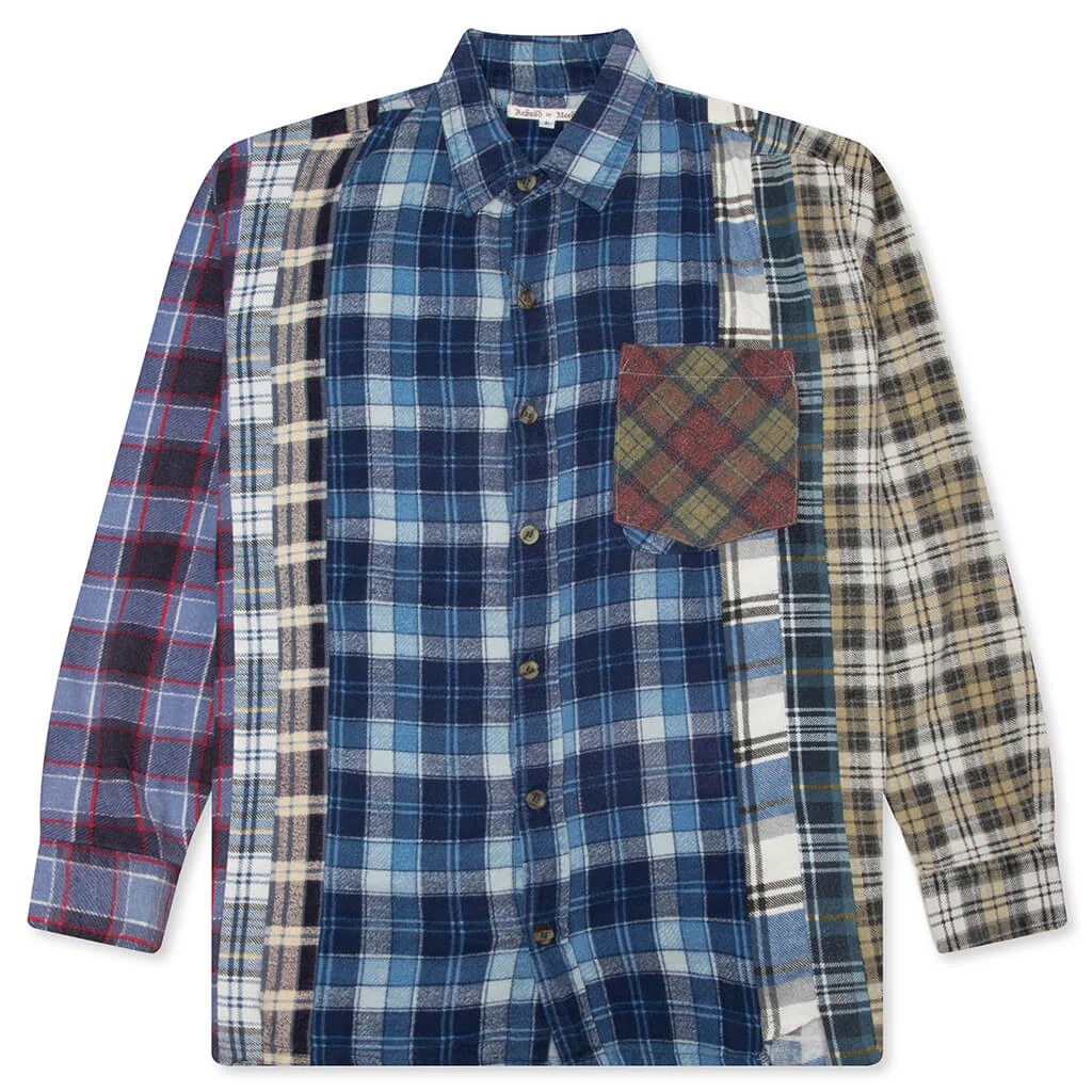 7 CUTS FLANNEL SHIRT - ASSORTED - 1