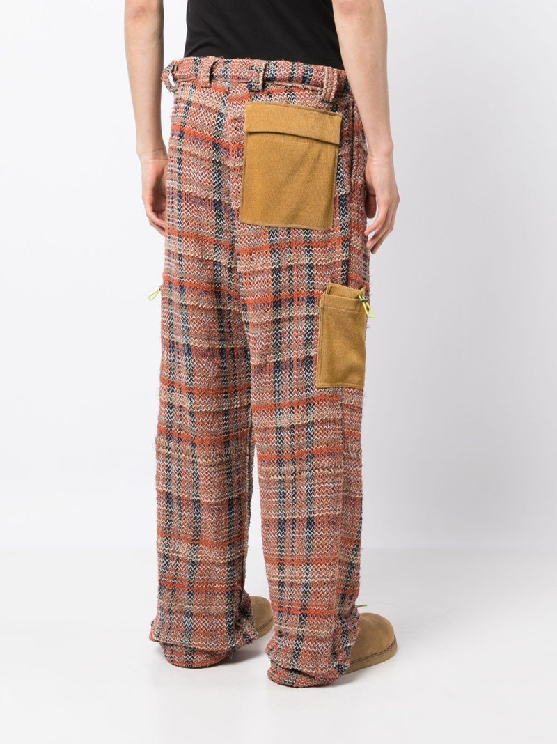 whipstitch straight-leg trousers 4