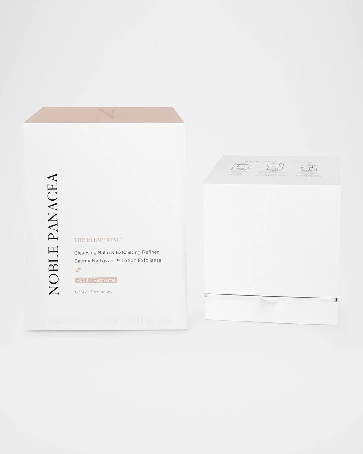 The Elemental Cleansing Balm and Exfoliating Refiner Refill, 30 Doses - 1