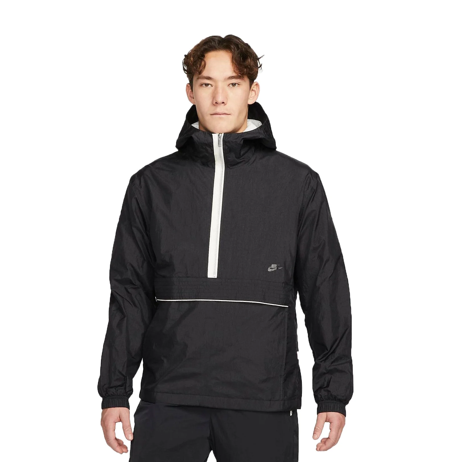 Nike Sportswear Essentials Anorak Jacket 'Black' DM6697-010 - 1