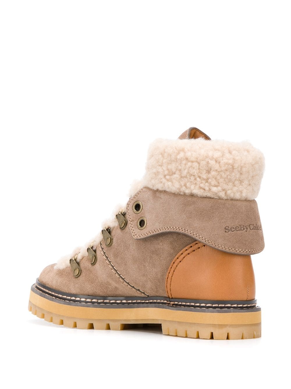 shearling trek boots - 3