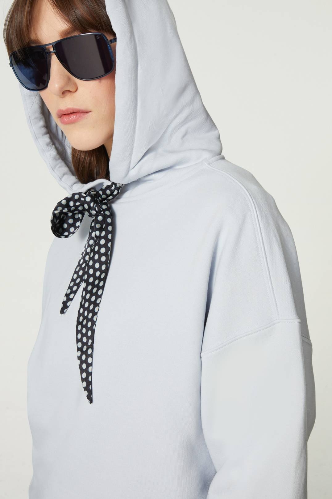 ROSALIE HOODIE IN LIGHT BLUE - 4