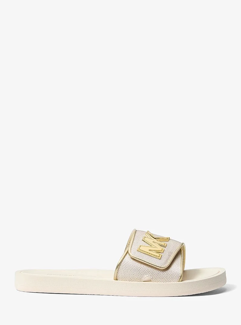 Palmer Metallic Mesh Slide Sandal - 1