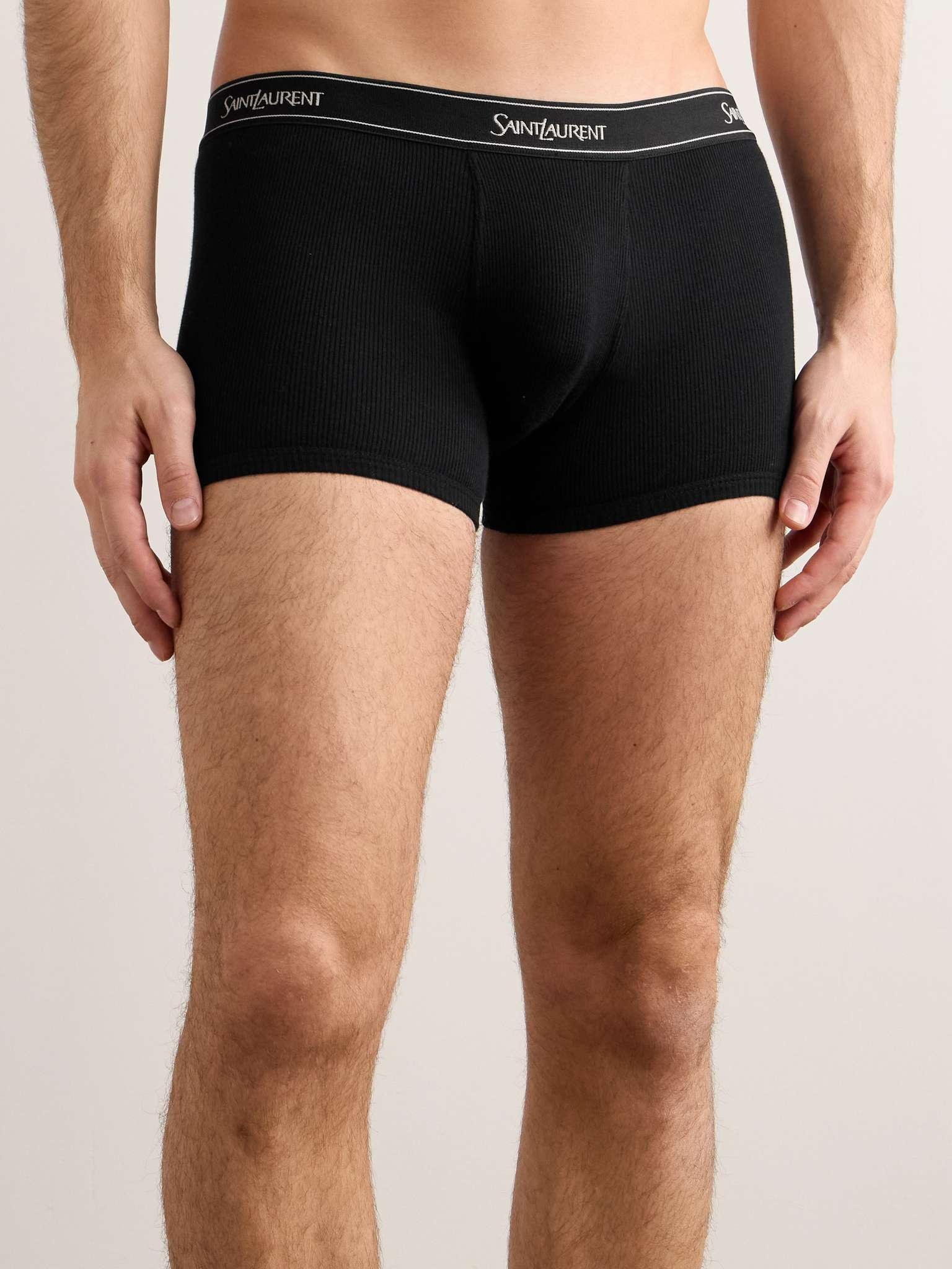Ribbed Cotton-Jersey Boxer Briefs - 2