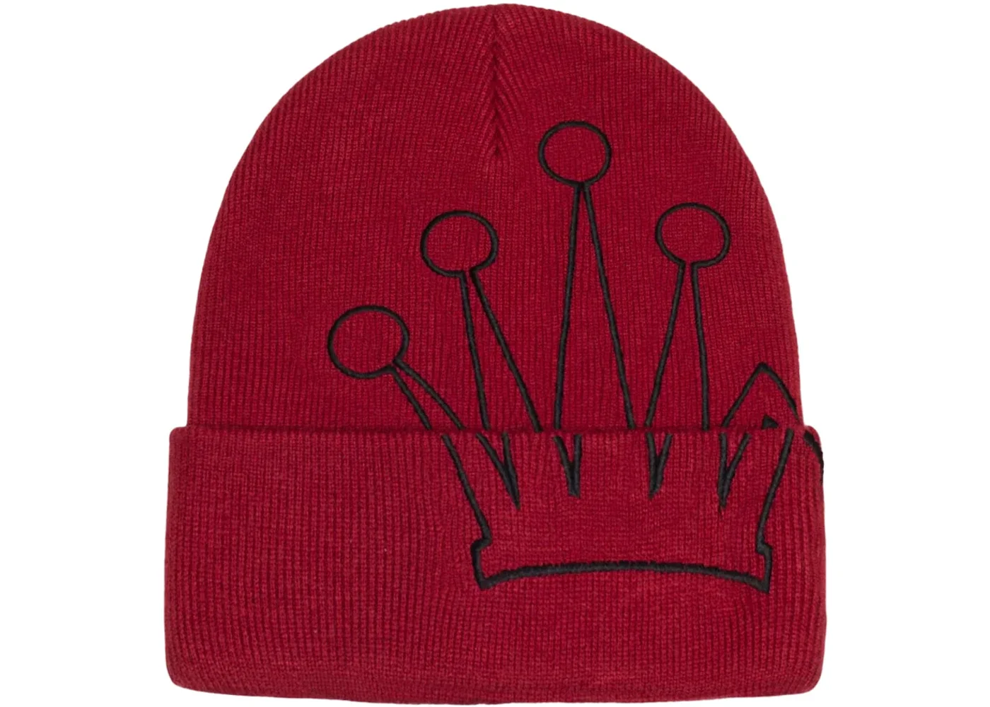 Stussy Basic Cuff Beanie Maroon - 1