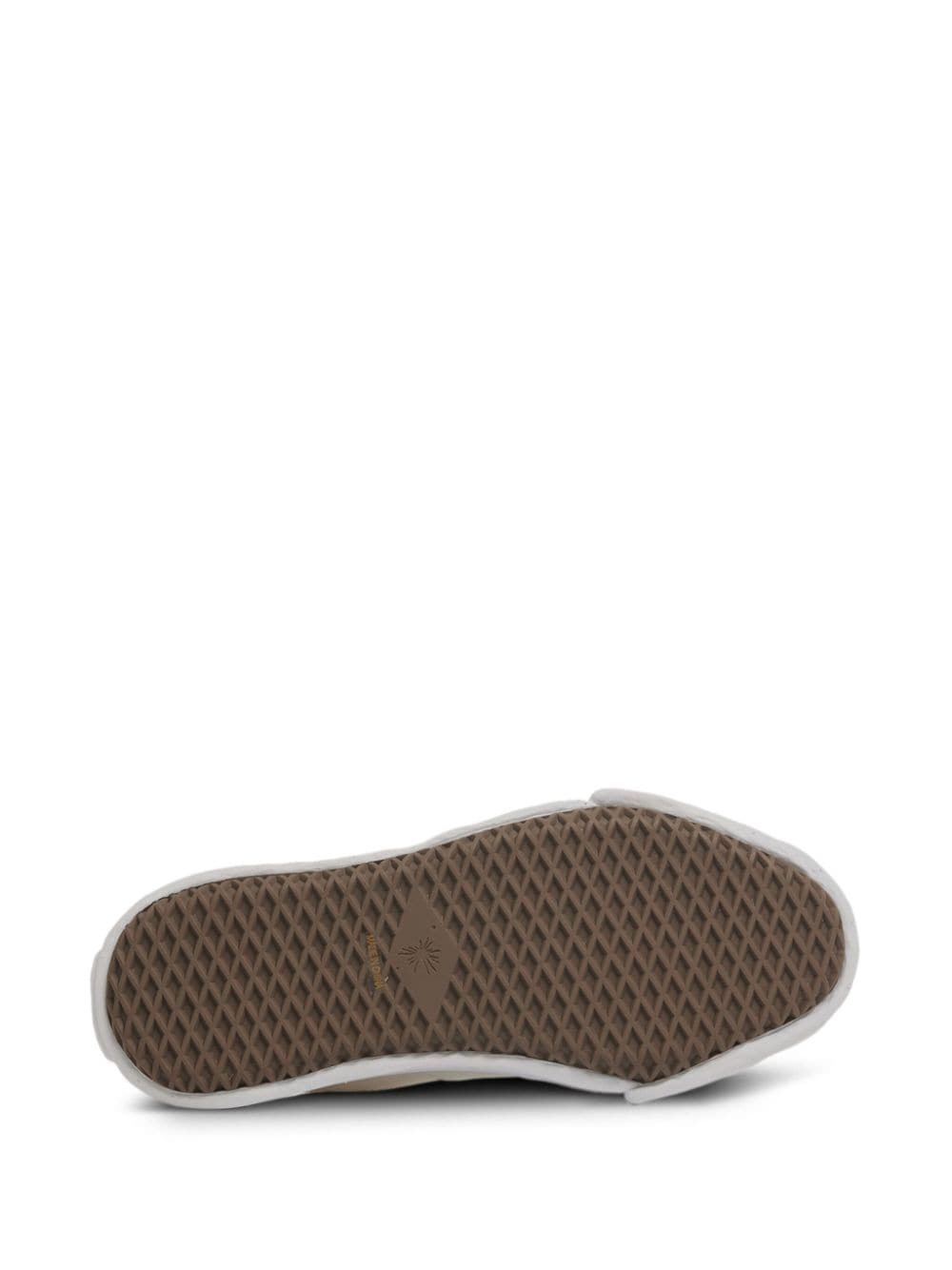 logo-tag cotton sneakers - 4