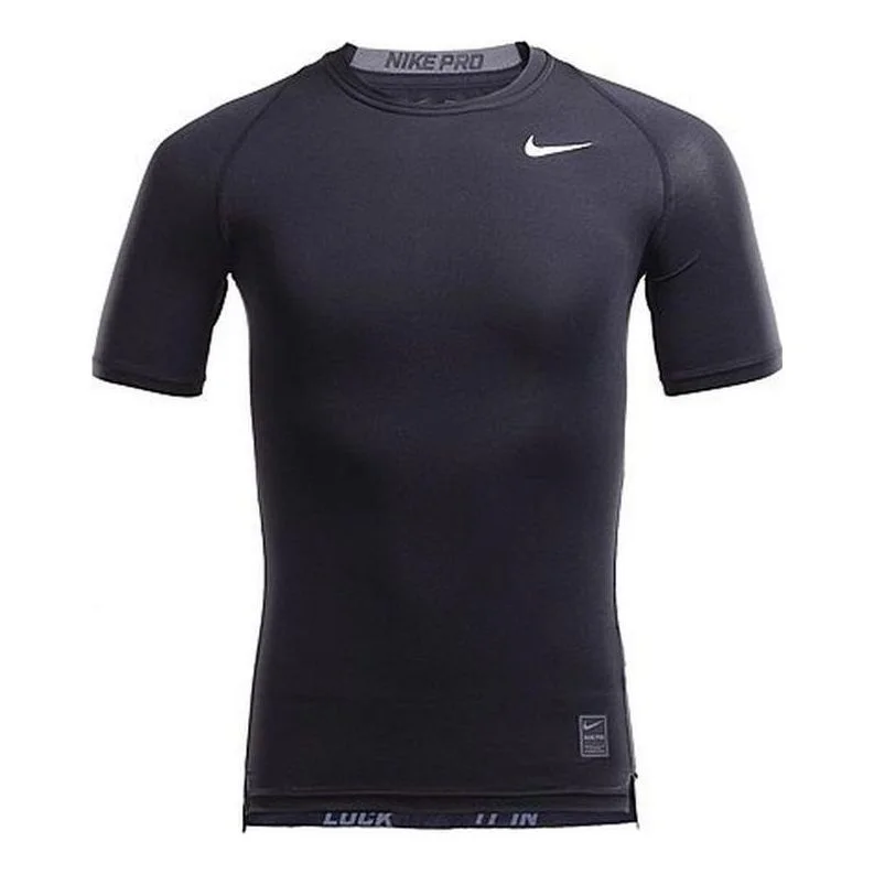 Nike Pro Cool T-shirt 'Black White' 826593-010 - 1