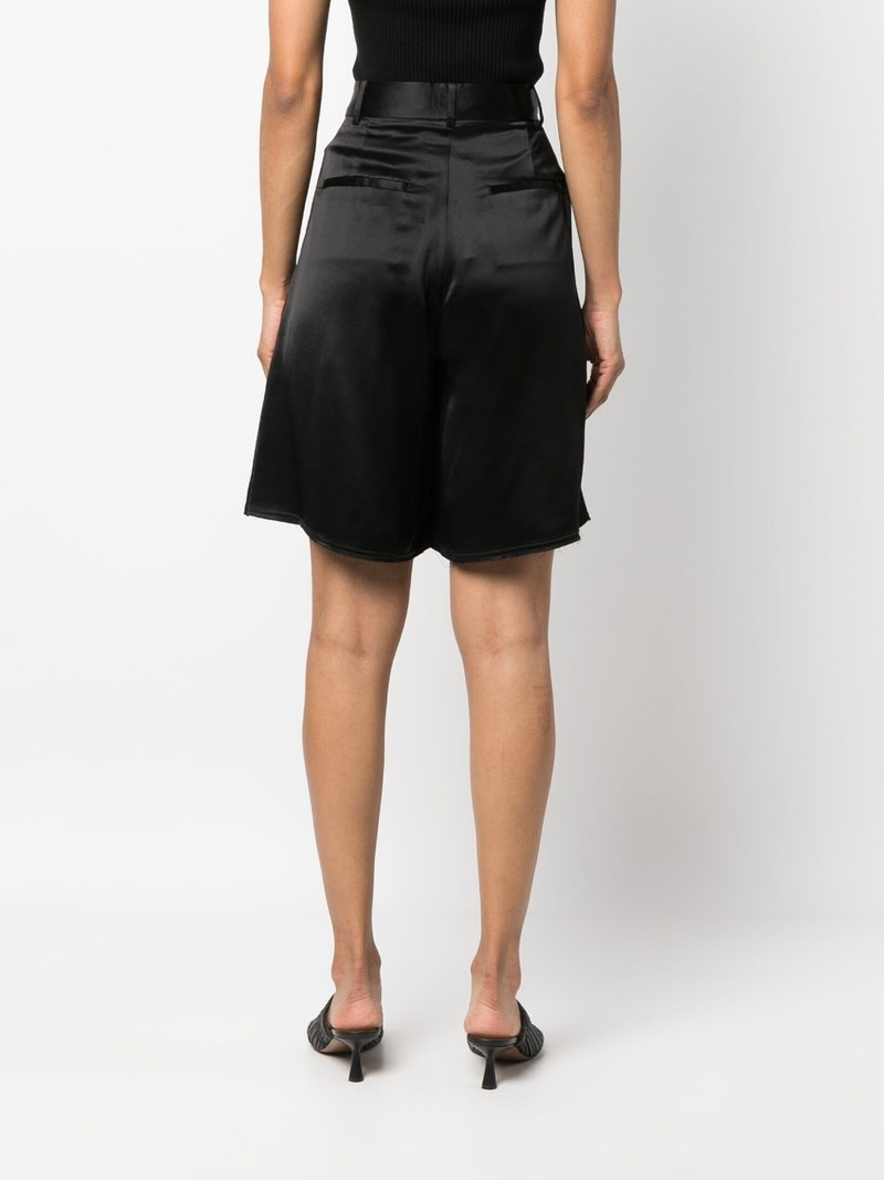 high-waist satin shorts 4