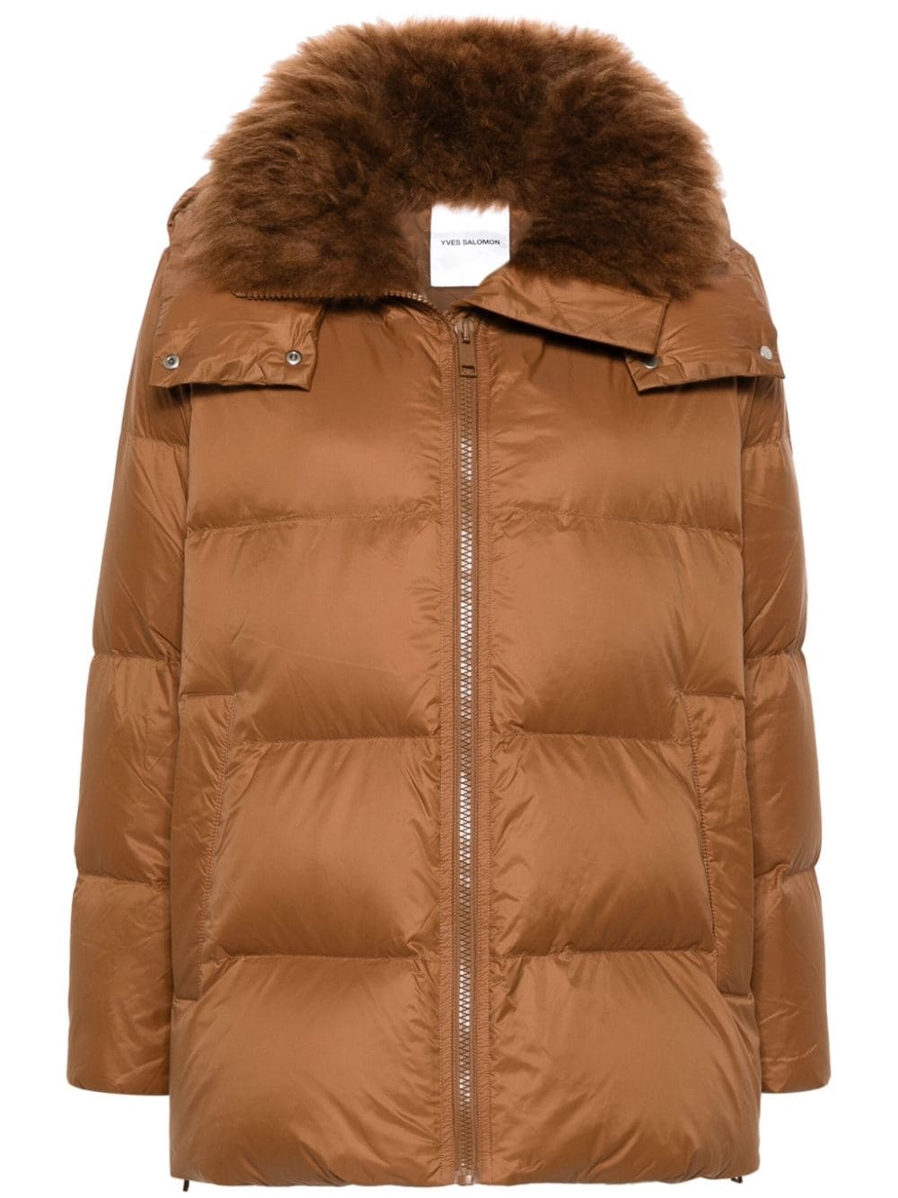 water-repellent puffer jacket - 1