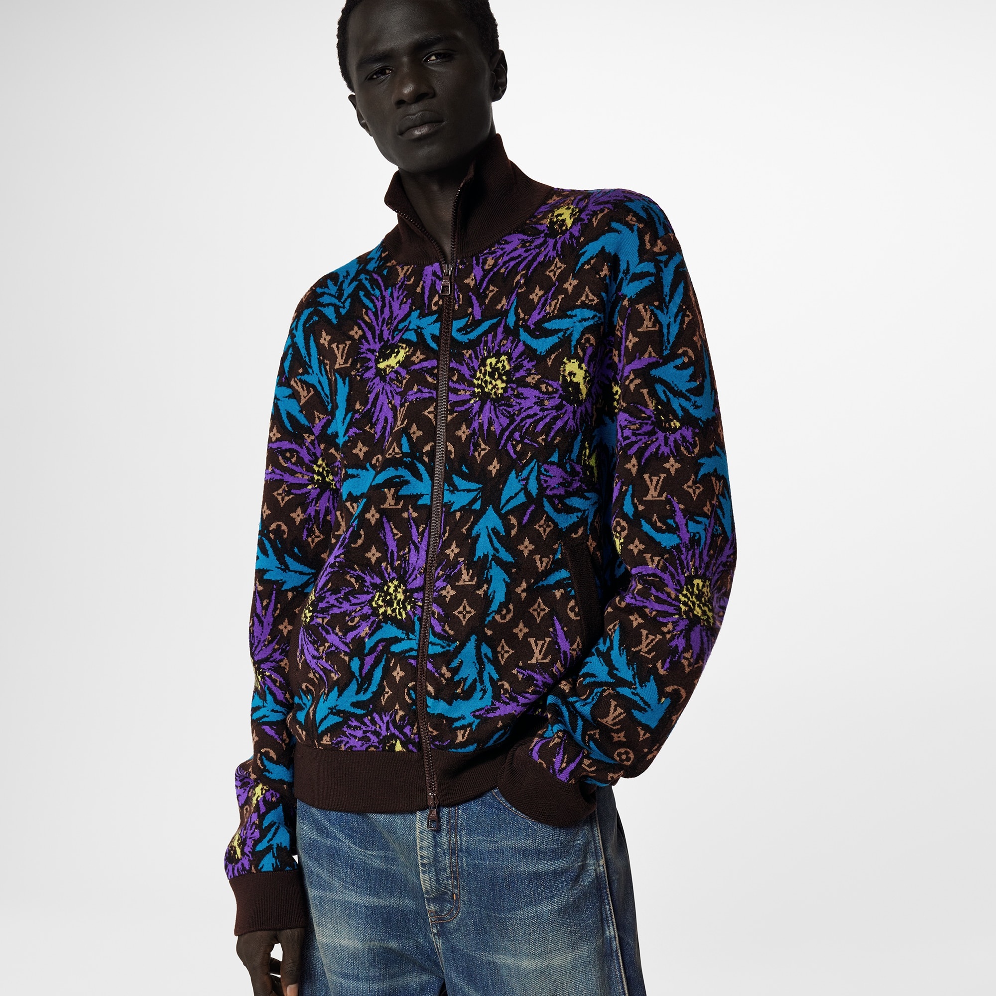 Monogram Thistle Zip-Through Jacket - 4