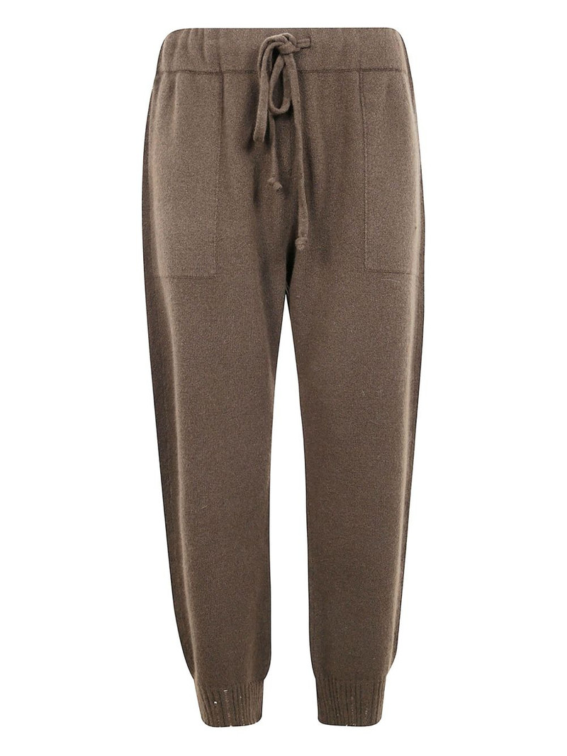 drawstring knitted trousers 1
