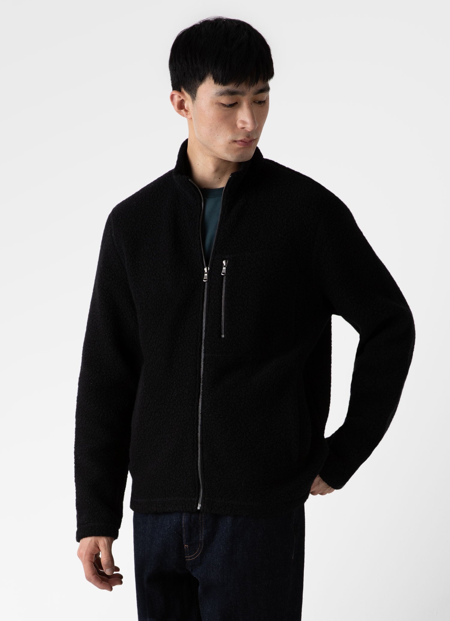 Wool Fleece Jacket - 2