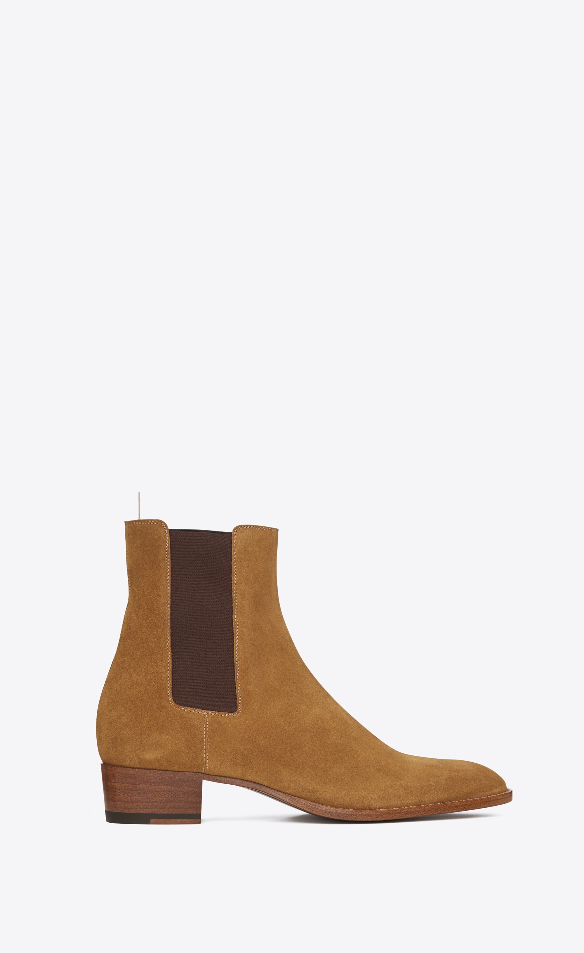 wyatt chelsea boots in suede - 1