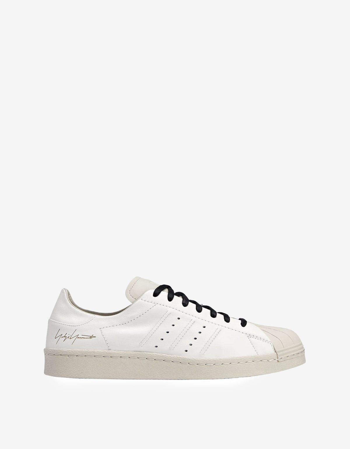 Y-3 White Superstar Trainers - 2
