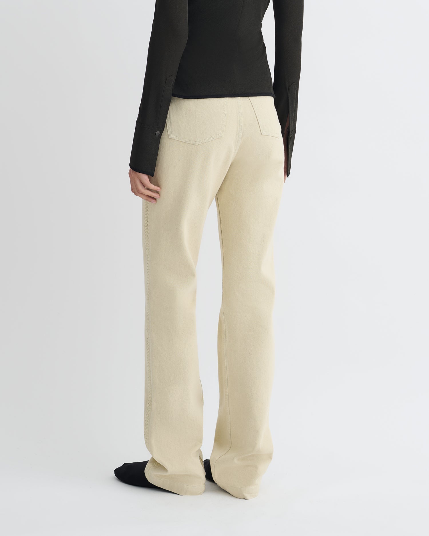 Crochet-Trimmed Jeans - 5