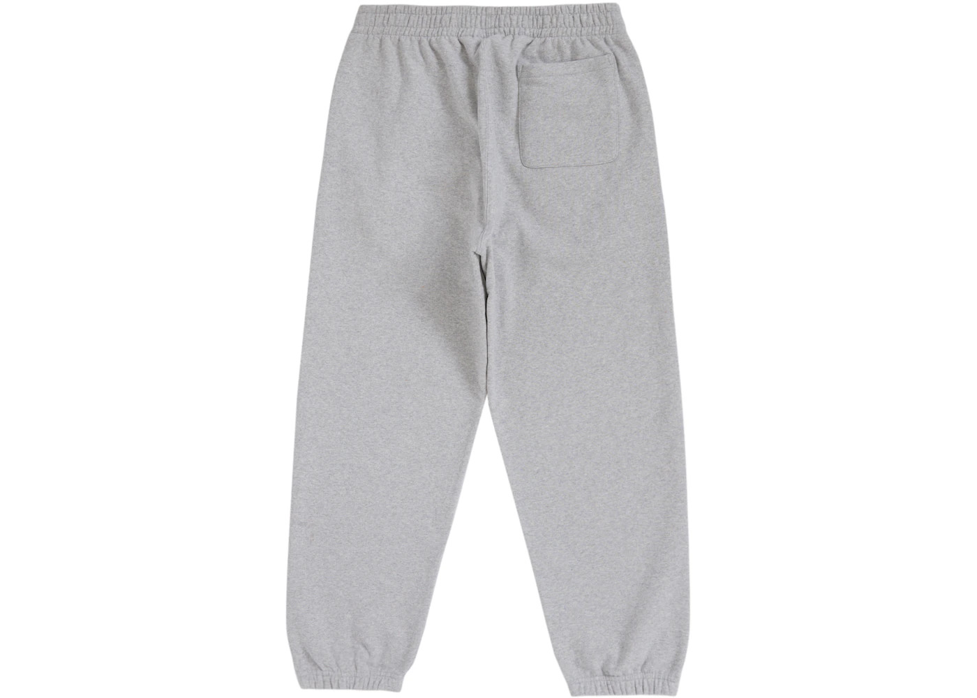 Supreme Satin Applique Sweatpant FW24 Heather Grey - 2