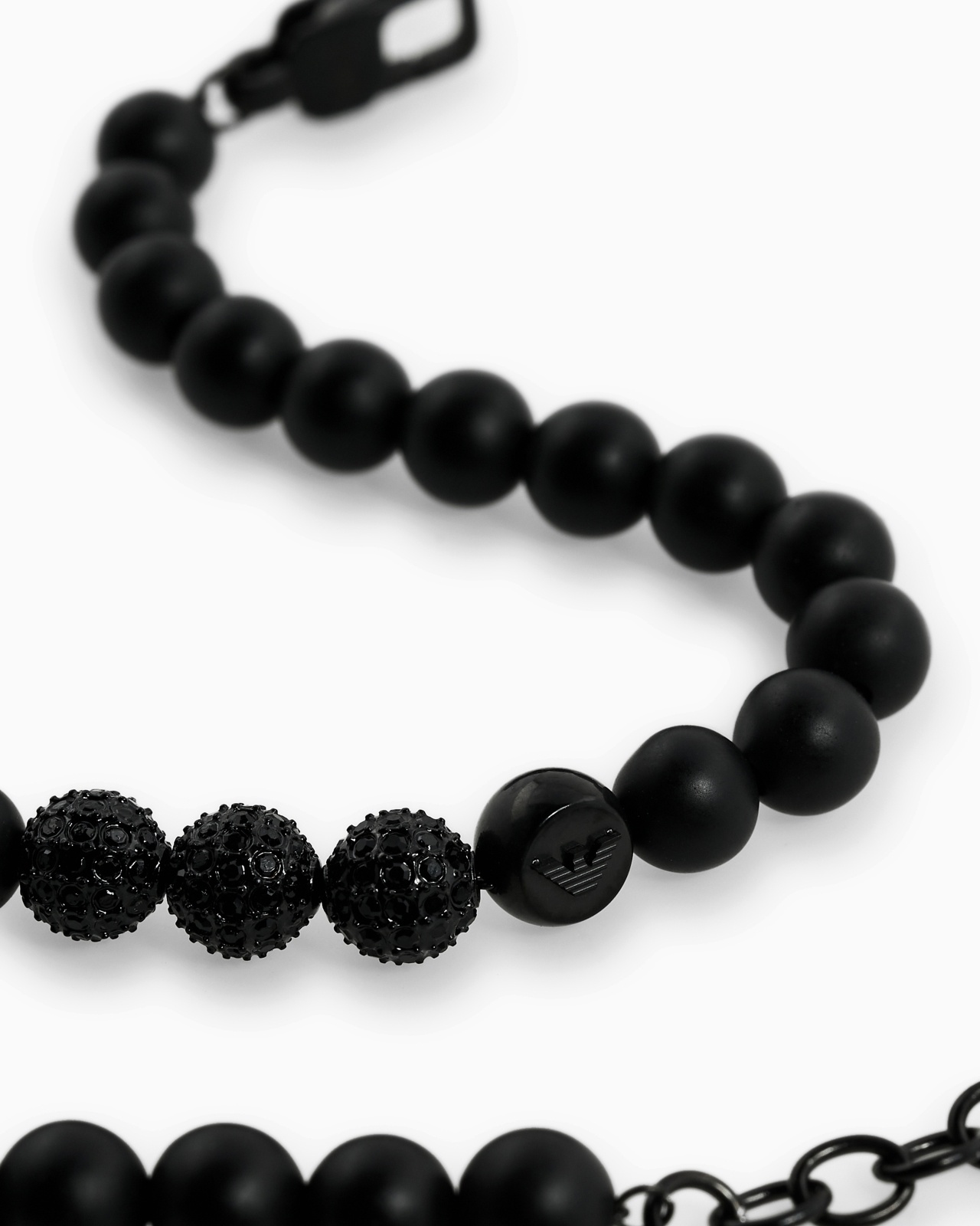 STAINLESS STEEL IN BLACKEN FINISHING CHAIN BRACELET - 3