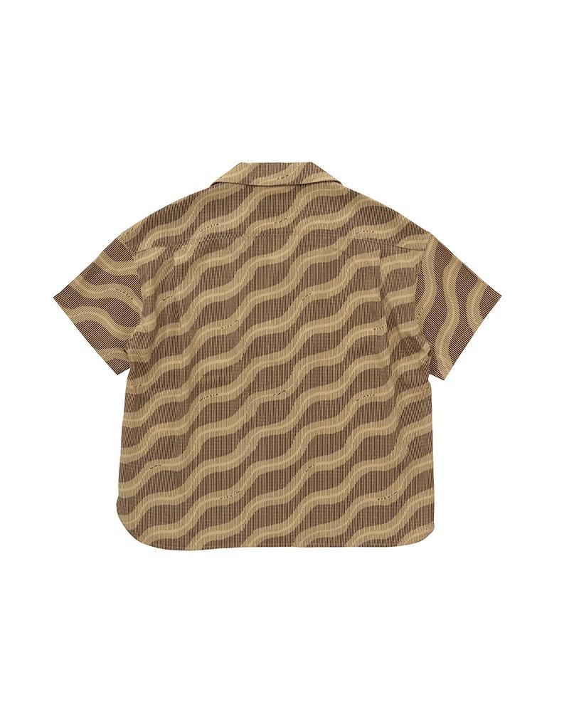 JULIE O.C. SHIRT S/S W BROWN - 2