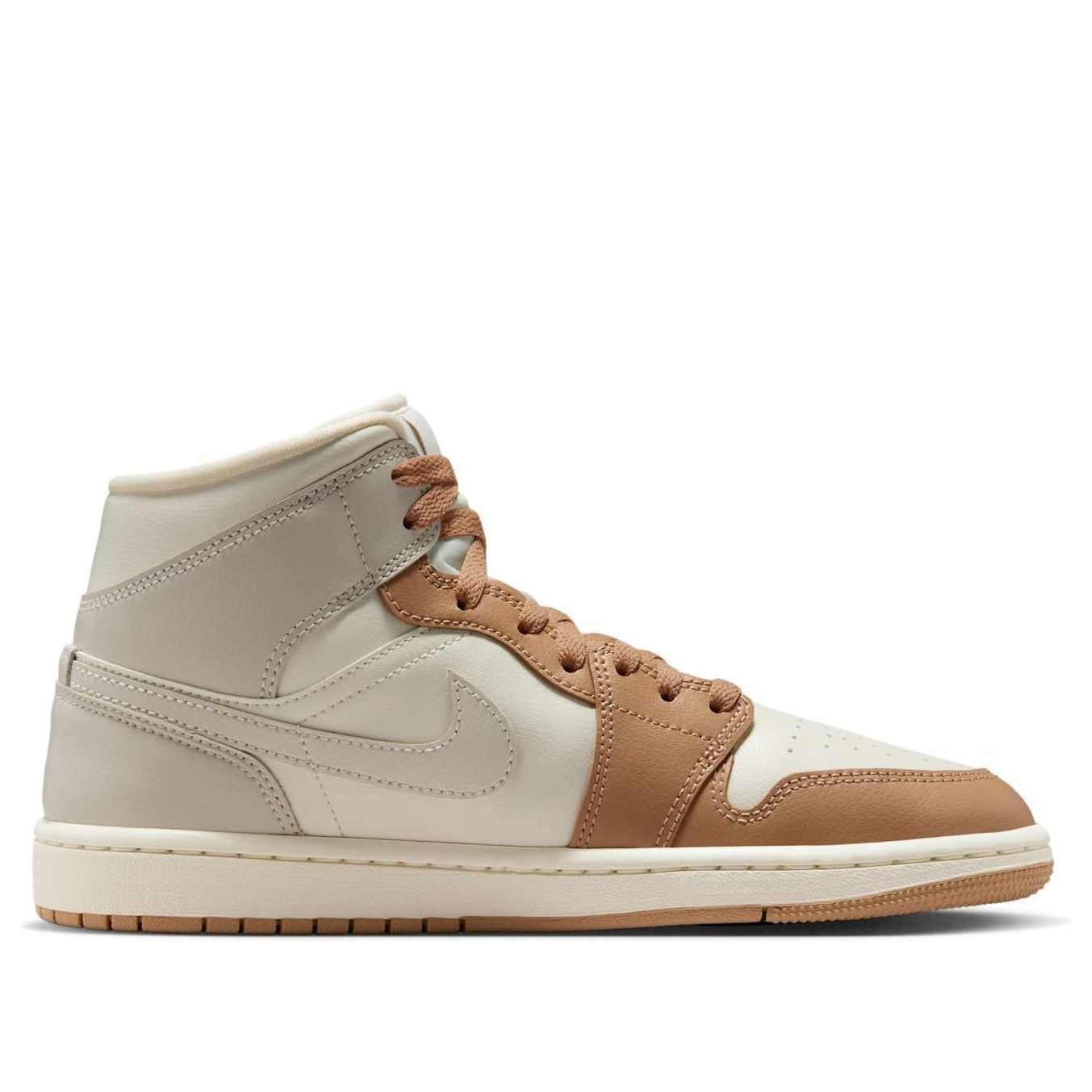(WMNS) Air Jordan 1 Mid 'Pale Ivory' BQ6472-118 - 6