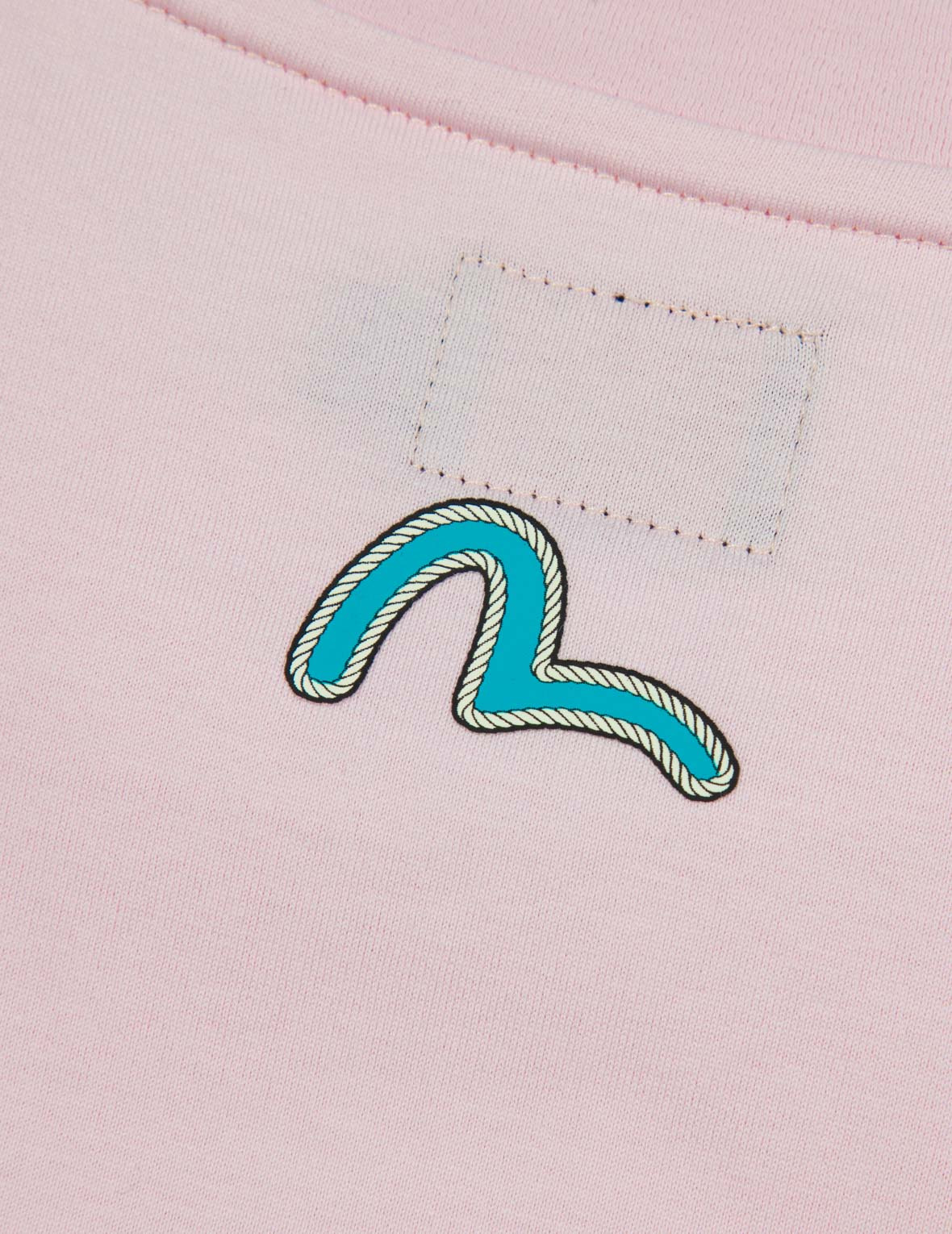 LOGO PRINT AND FORTUNE CAT EMBROIDERY BADGE BOYFRIEND T-SHIRT - 10