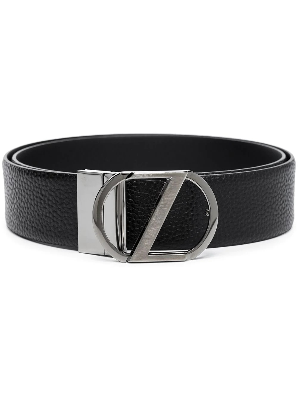 Z buckle leather belt - 1