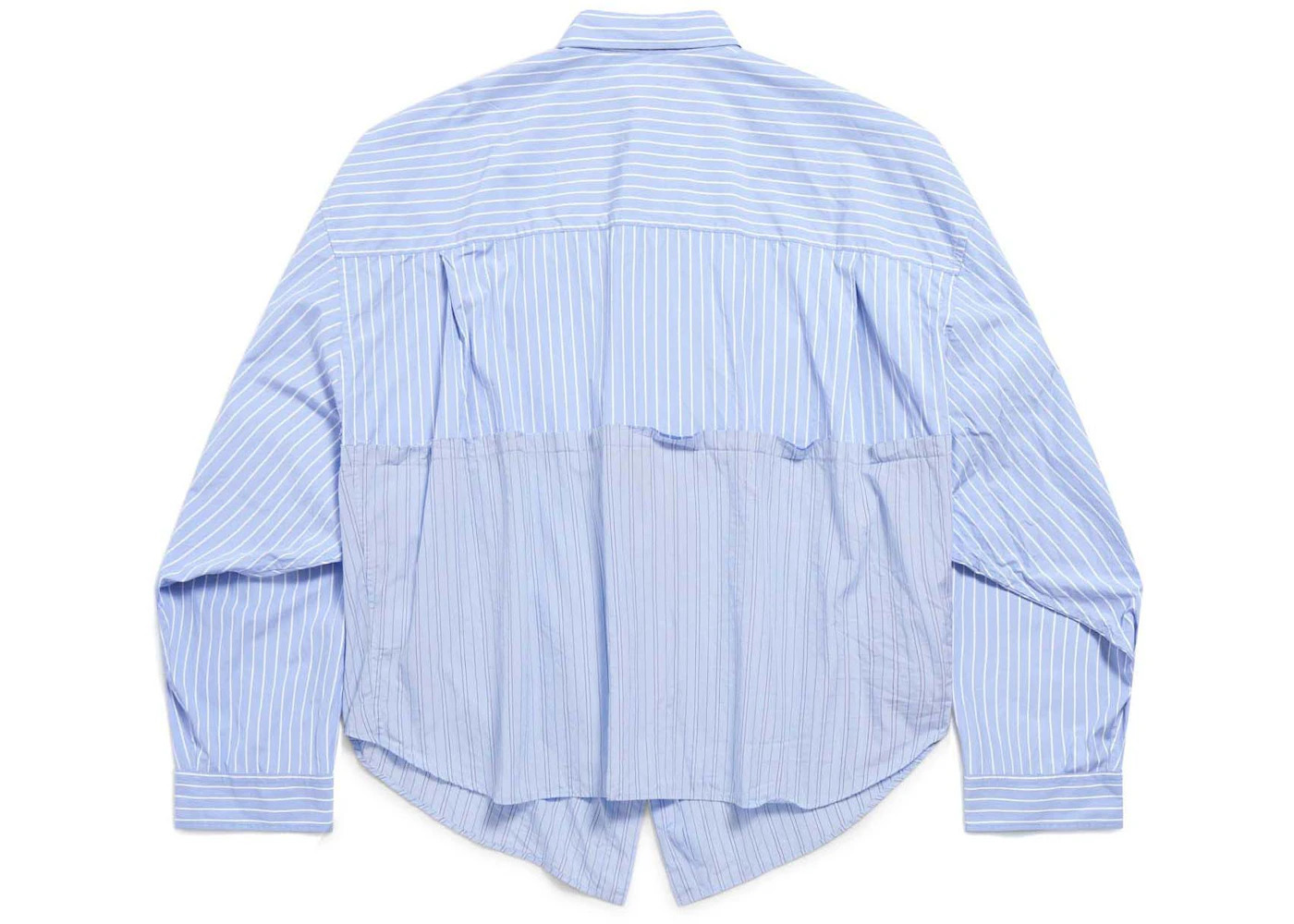 Balenciaga Cut Up Shirt Blue/White - 2