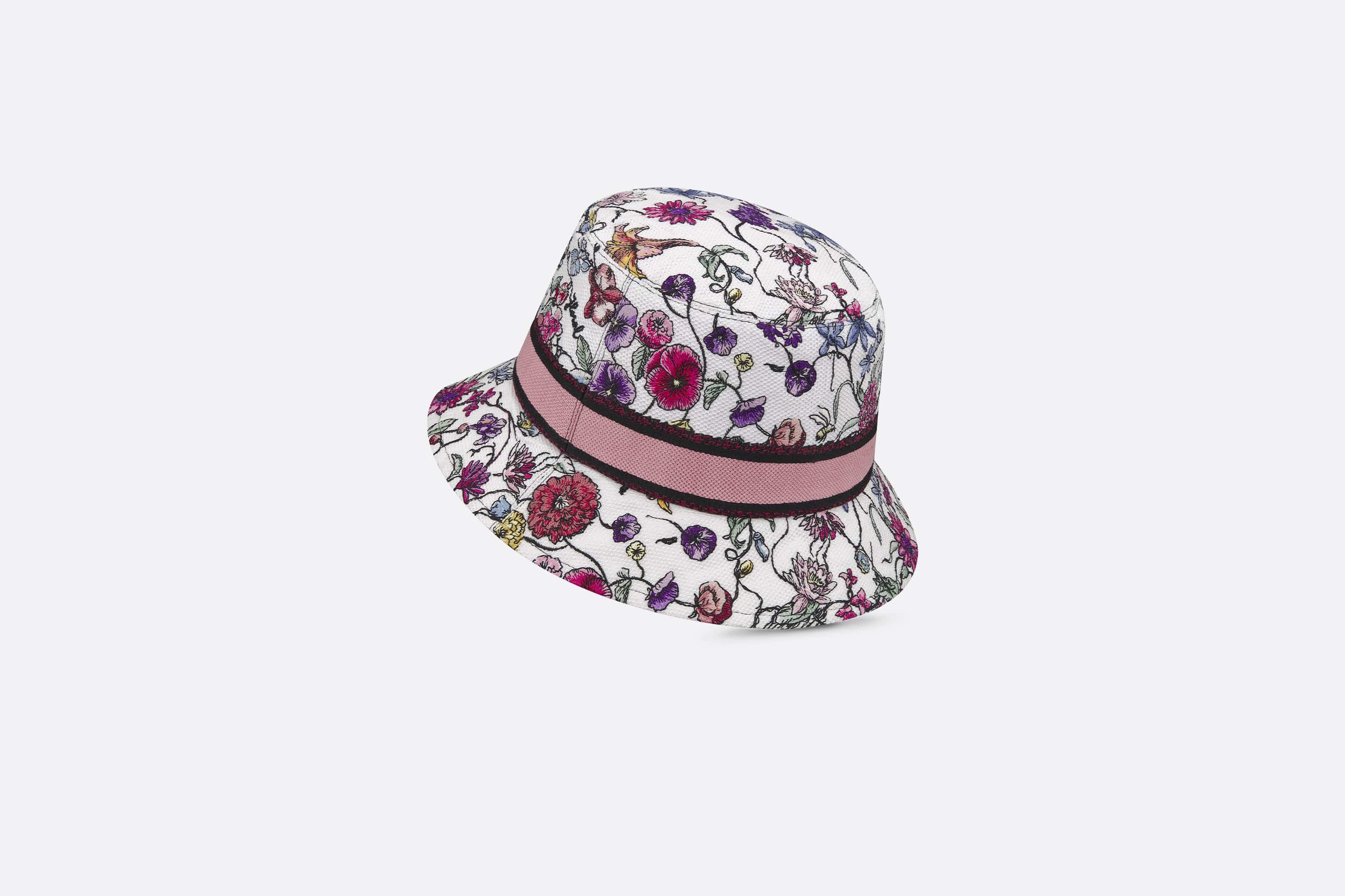 D-Bobby Florilegio Small Brim Bucket Hat - 4