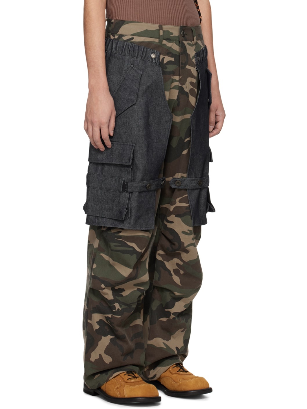 Indigo & Khaki Raptor Cargo Pants - 2