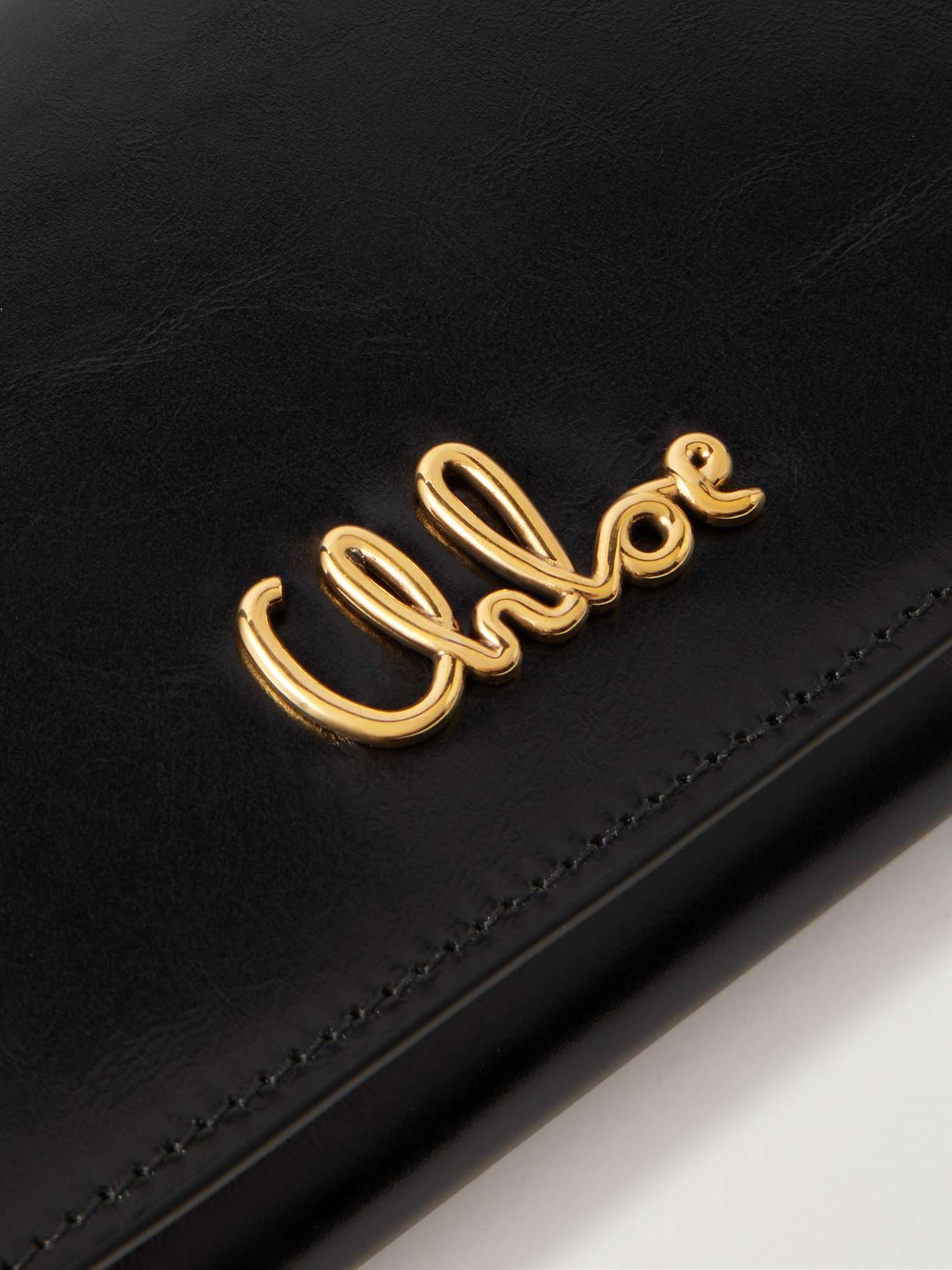 Iconic embellished leather shoulder bag Black - 4