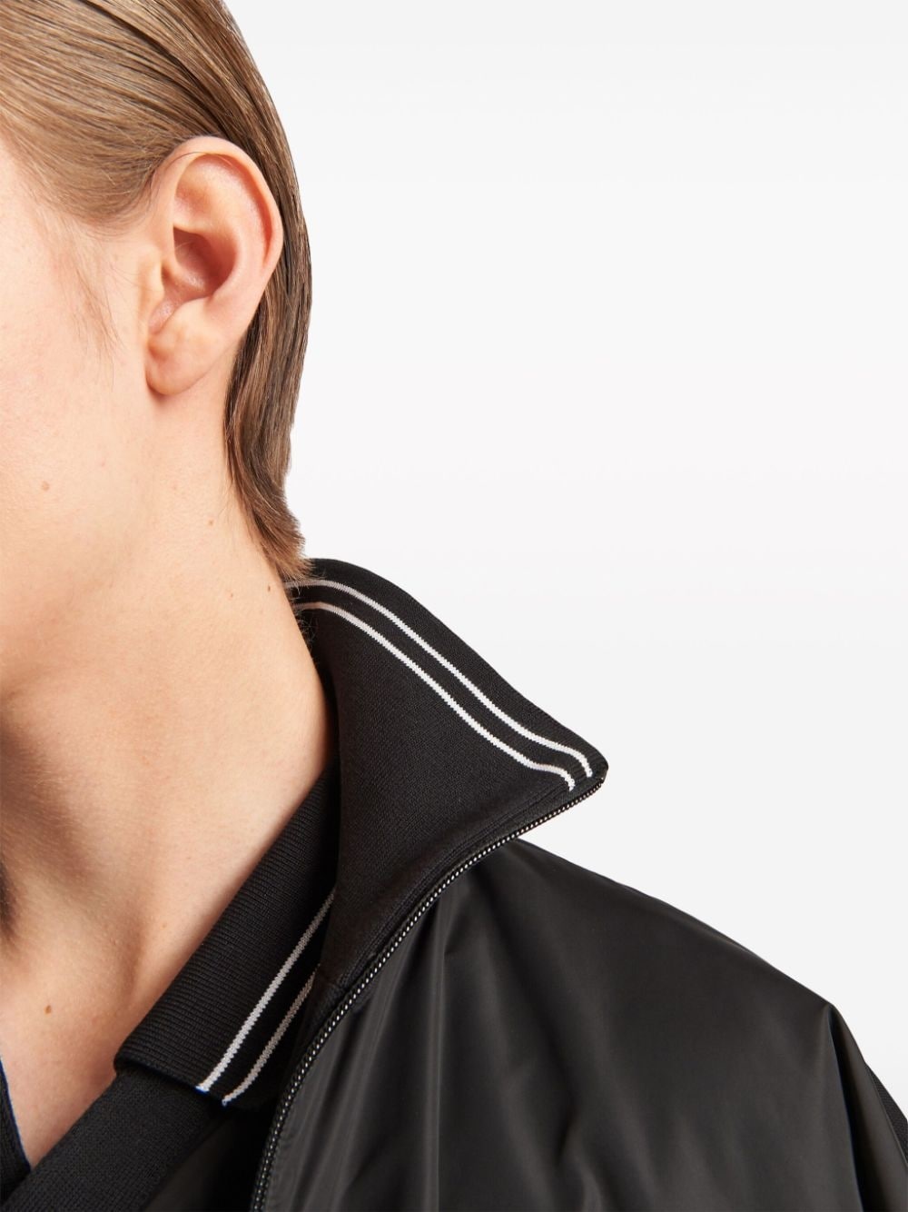 Re-Nylon panelled bomber jacket - 4